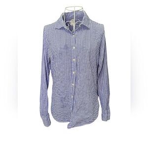 J. Crew The Perfect Shirt Seersuckered Gingham